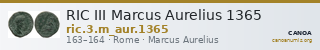 RIC III Marcus Aurelius 1365 — CANOA