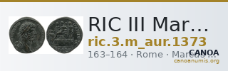 RIC III Marcus Aurelius 1373 — CANOA
