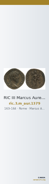 RIC III Marcus Aurelius 1379 — CANOA