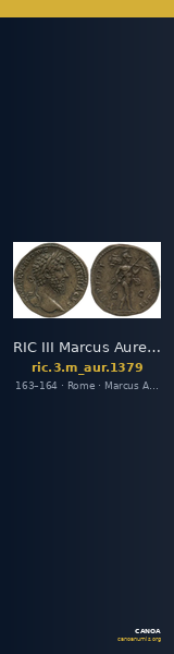 RIC III Marcus Aurelius 1379 — CANOA
