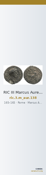 RIC III Marcus Aurelius 138 — CANOA