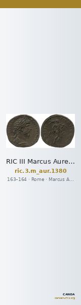 RIC III Marcus Aurelius 1380 — CANOA