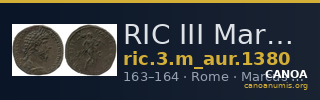 RIC III Marcus Aurelius 1380 — CANOA