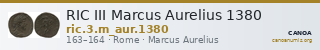RIC III Marcus Aurelius 1380 — CANOA