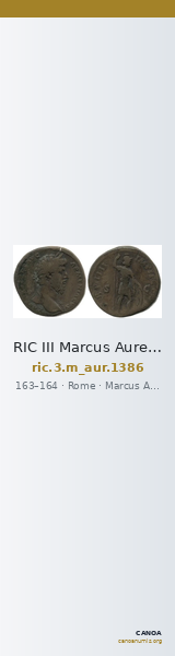 RIC III Marcus Aurelius 1386 — CANOA