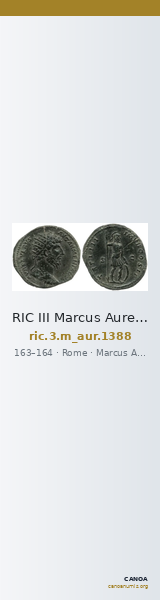 RIC III Marcus Aurelius 1388 — CANOA