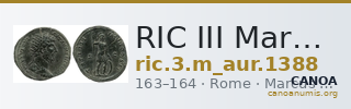 RIC III Marcus Aurelius 1388 — CANOA