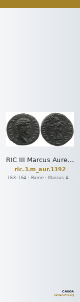 RIC III Marcus Aurelius 1392 — CANOA