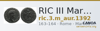 RIC III Marcus Aurelius 1392 — CANOA
