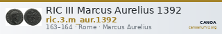 RIC III Marcus Aurelius 1392 — CANOA