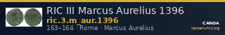 RIC III Marcus Aurelius 1396 — CANOA