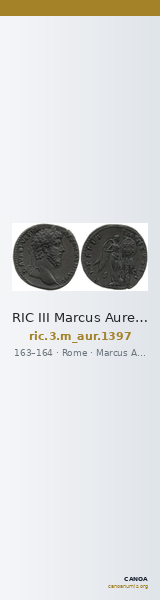 RIC III Marcus Aurelius 1397 — CANOA