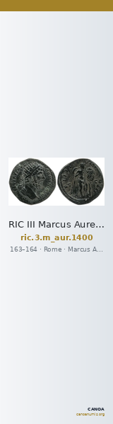 RIC III Marcus Aurelius 1400 — CANOA