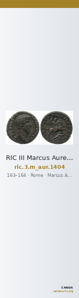 RIC III Marcus Aurelius 1404 — CANOA
