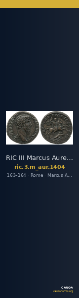 RIC III Marcus Aurelius 1404 — CANOA