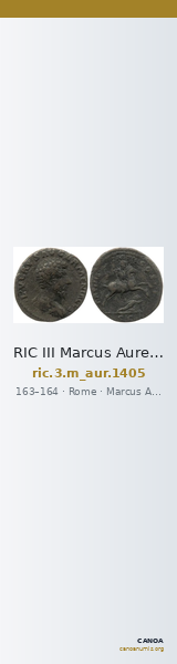RIC III Marcus Aurelius 1405 — CANOA