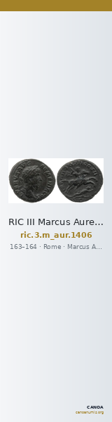 RIC III Marcus Aurelius 1406 — CANOA