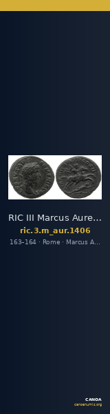 RIC III Marcus Aurelius 1406 — CANOA