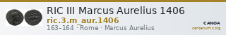 RIC III Marcus Aurelius 1406 — CANOA