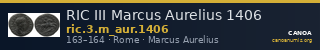 RIC III Marcus Aurelius 1406 — CANOA