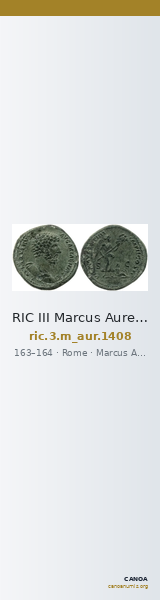 RIC III Marcus Aurelius 1408 — CANOA
