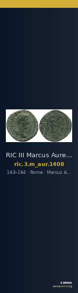 RIC III Marcus Aurelius 1408 — CANOA