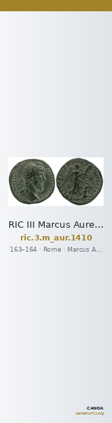 RIC III Marcus Aurelius 1410 — CANOA