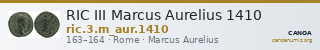 RIC III Marcus Aurelius 1410 — CANOA