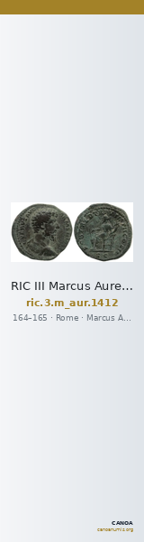 RIC III Marcus Aurelius 1412 — CANOA