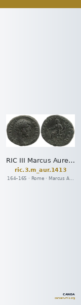 RIC III Marcus Aurelius 1413 — CANOA