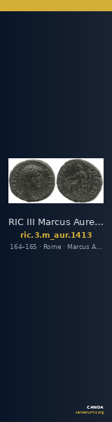 RIC III Marcus Aurelius 1413 — CANOA