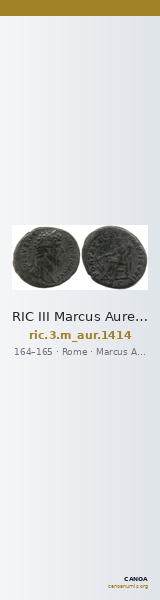 RIC III Marcus Aurelius 1414 — CANOA