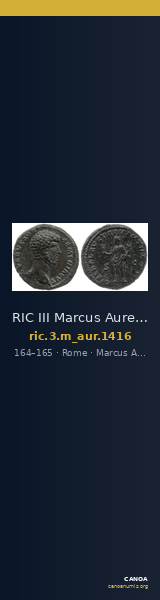 RIC III Marcus Aurelius 1416 — CANOA