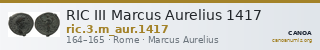 RIC III Marcus Aurelius 1417 — CANOA