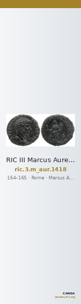 RIC III Marcus Aurelius 1418 — CANOA