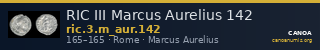 RIC III Marcus Aurelius 142 — CANOA