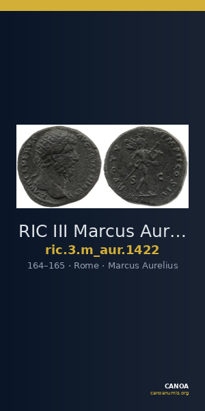 RIC III Marcus Aurelius 1422 — CANOA