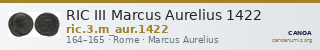 RIC III Marcus Aurelius 1422 — CANOA
