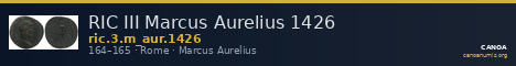 RIC III Marcus Aurelius 1426 — CANOA