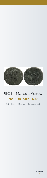 RIC III Marcus Aurelius 1428 — CANOA