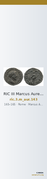 RIC III Marcus Aurelius 143 — CANOA