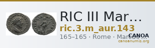 RIC III Marcus Aurelius 143 — CANOA