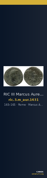 RIC III Marcus Aurelius 1431 — CANOA