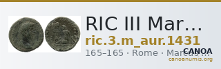 RIC III Marcus Aurelius 1431 — CANOA