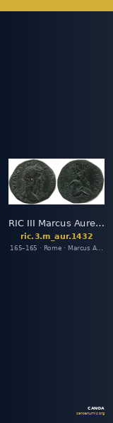 RIC III Marcus Aurelius 1432 — CANOA
