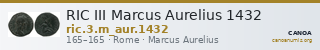 RIC III Marcus Aurelius 1432 — CANOA