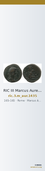 RIC III Marcus Aurelius 1435 — CANOA