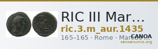 RIC III Marcus Aurelius 1435 — CANOA