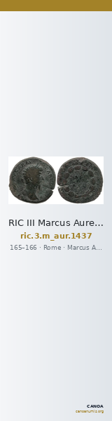 RIC III Marcus Aurelius 1437 — CANOA