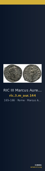 RIC III Marcus Aurelius 144 — CANOA